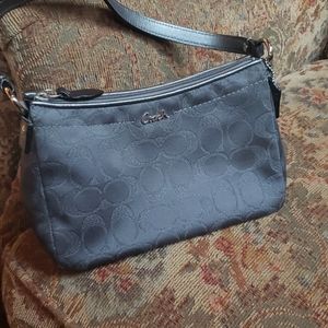 Coach charcoal purse